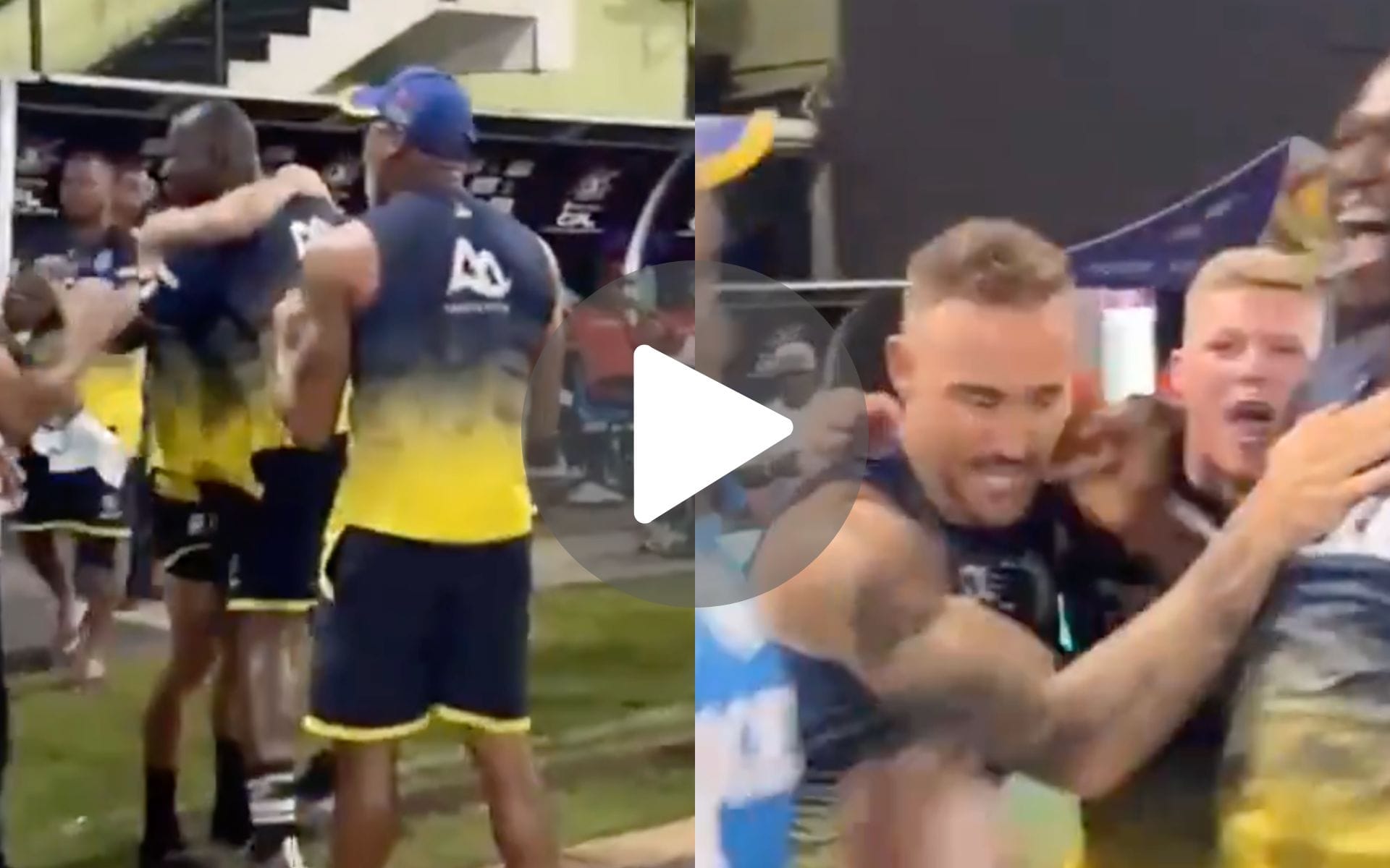 [Watch] Crazy Celebration From Faf Du Plessis And Co. As Saint Lucia Kings Win CPL 2024 Title